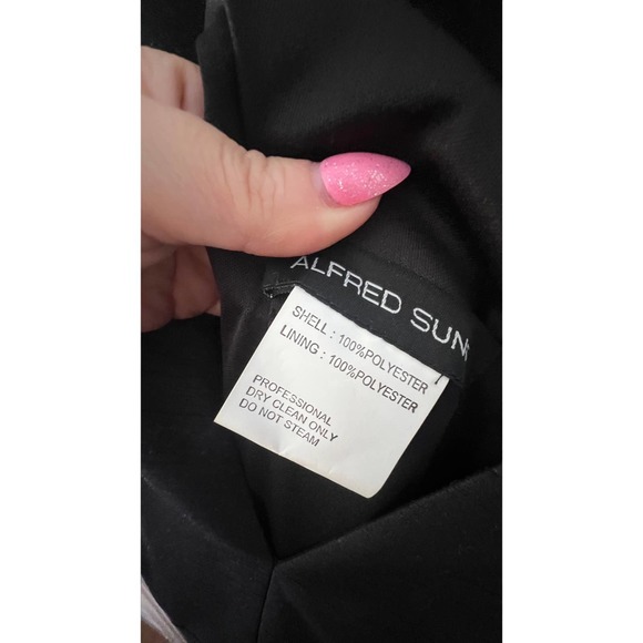 Deep Vneck raw silk black gown pockets size 18 plus size elegance - Picture 10 of 12